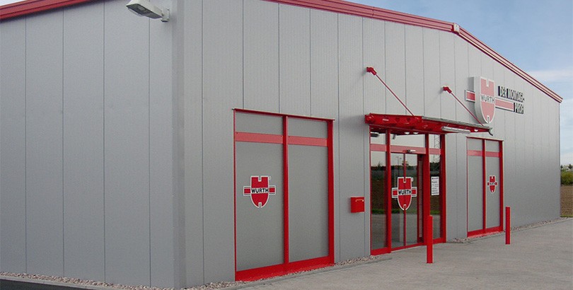 Würth GmbH 99867 Gotha Normhalle Verkaufshalle