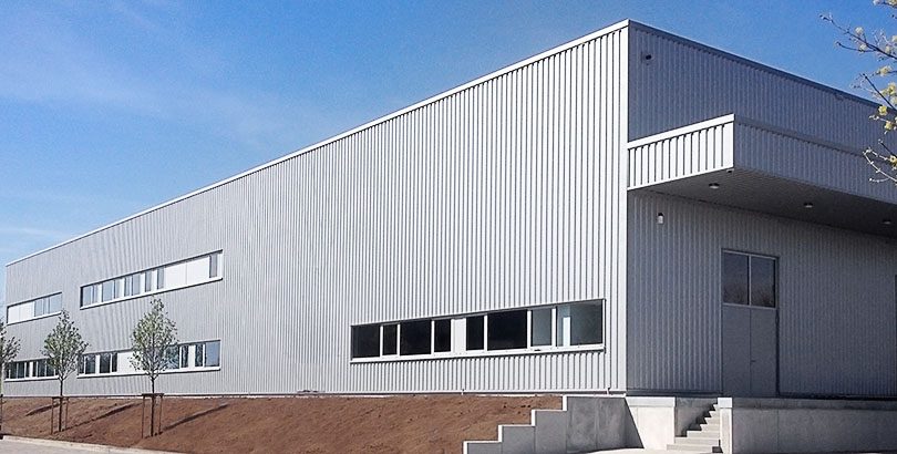Industriehallenbau Laborhalle von Astron Hallen