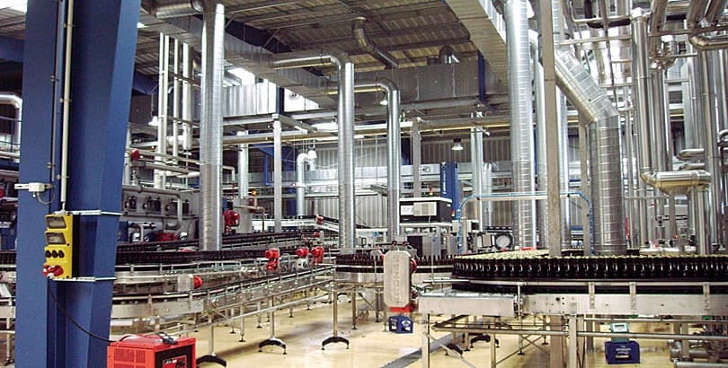 Produktionshalle Logistikhalle Brauerei Abfüllerei